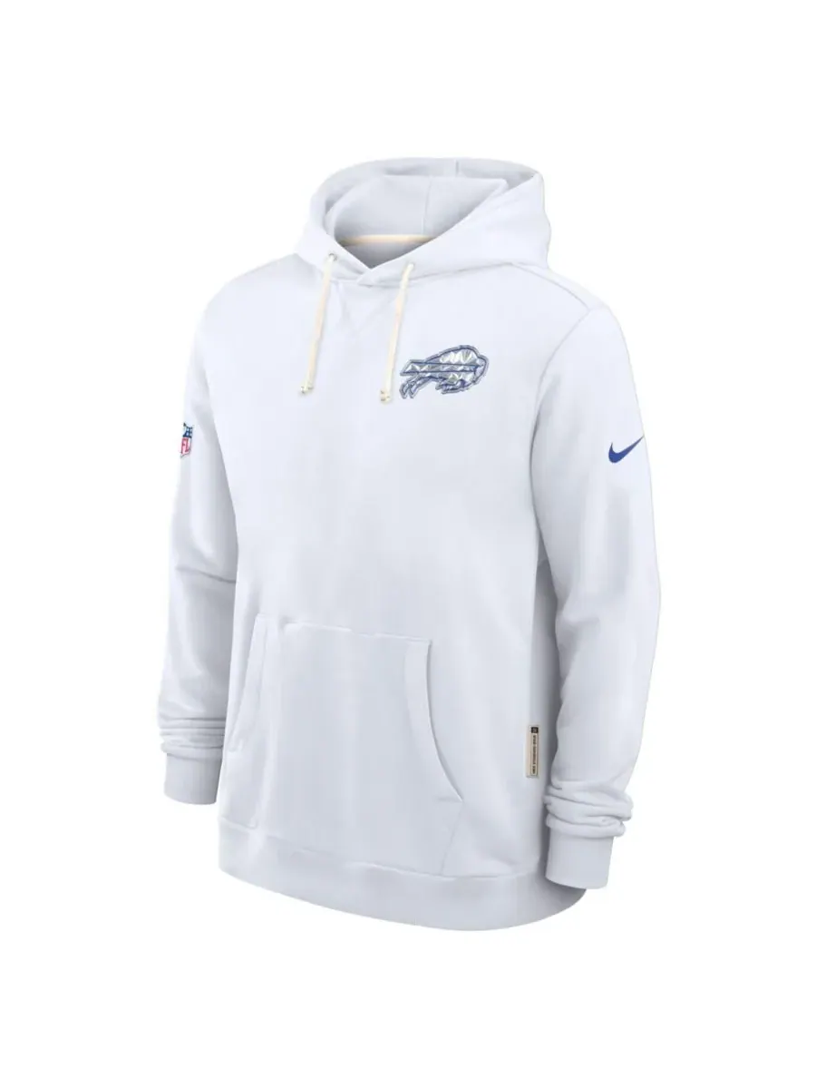 Nike Мужская белая толстовка Buffalo Bills 2025 NFL Rivalries Sideline Dri-Fit — изображение 4 из 4, белый