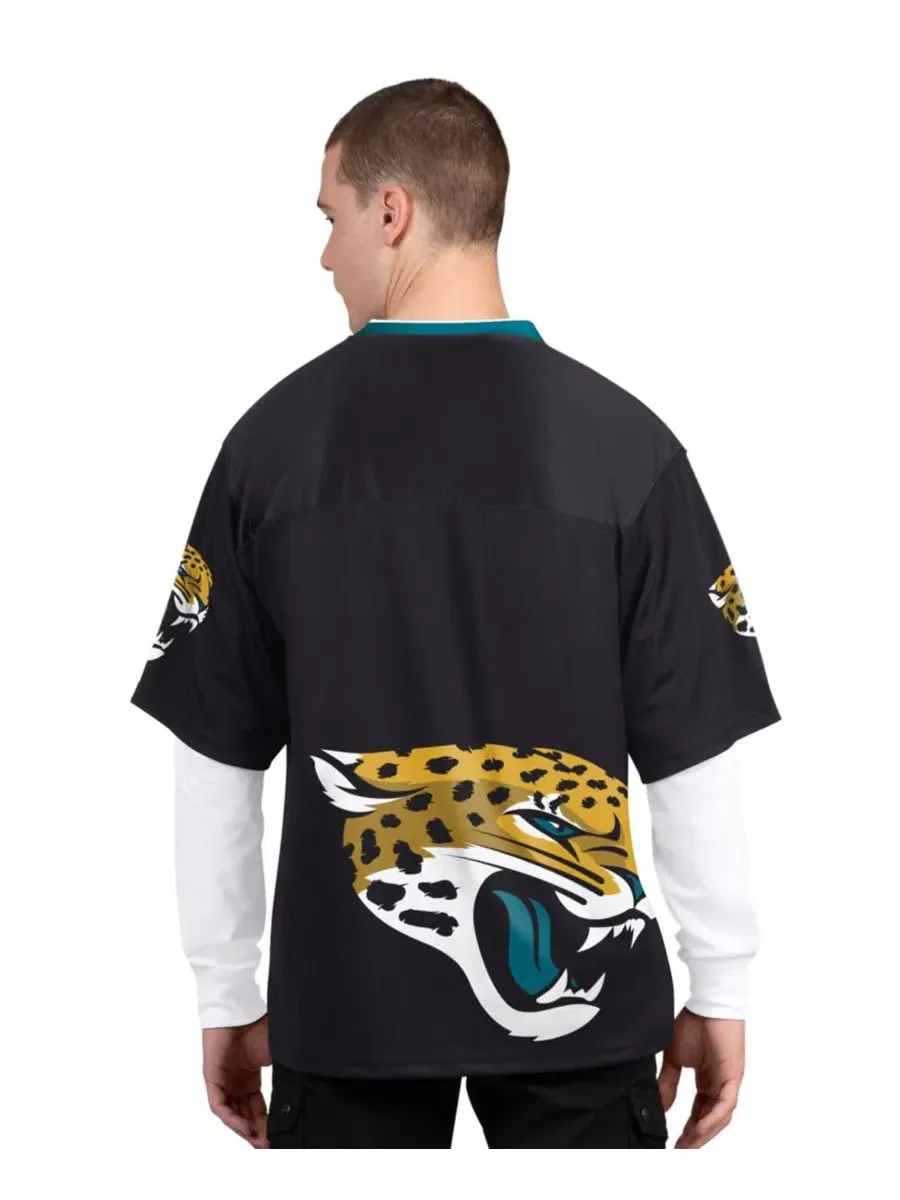 Комплект футболок с длинным рукавом и без рукавов Jacksonville Jaguars Starter — изображение 2 из 7, черный белый