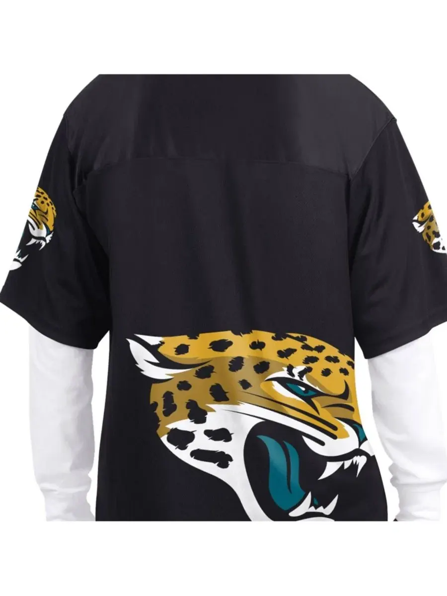 Комплект футболок с длинным рукавом и без рукавов Jacksonville Jaguars Starter — изображение 7 из 7, черный белый