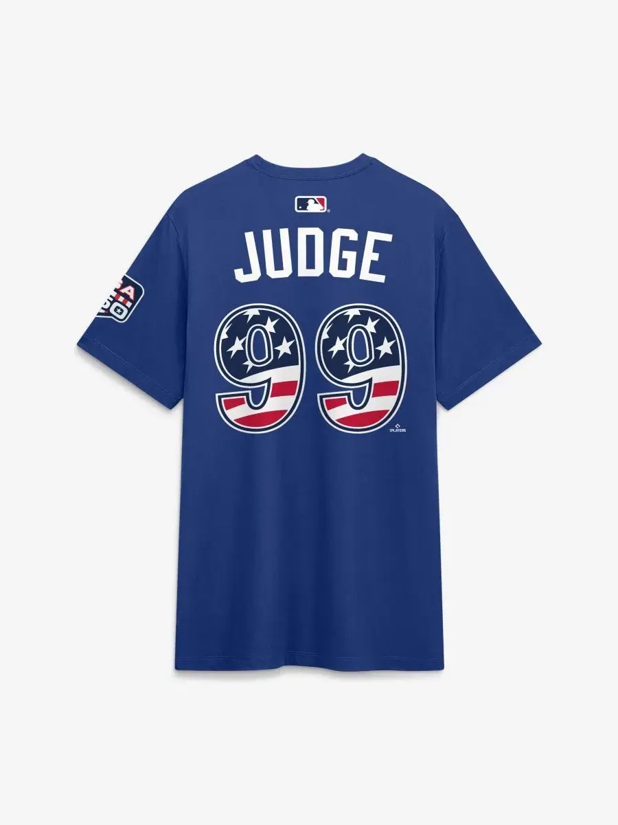Футболка с длинным рукавом Aaron Judge 2026 All-Star Game Rush Blue Nike — изображение 3 из 3, синий