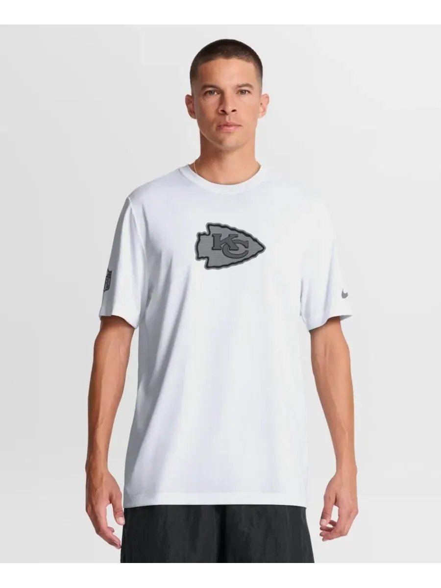 Футболка с коротким рукавом Kansas City Chiefs Sideline Lead The Charge Legend Dri-FIT Nike — изображение 3 из 5, белый