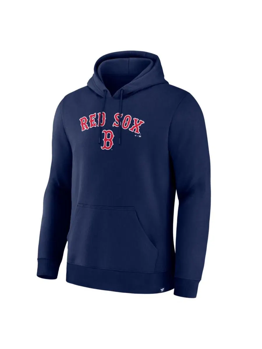 Мужская темно-синяя толстовка Boston Red Sox Lock-Up Legacy Fanatics — изображение 2 из 3, темно-синий