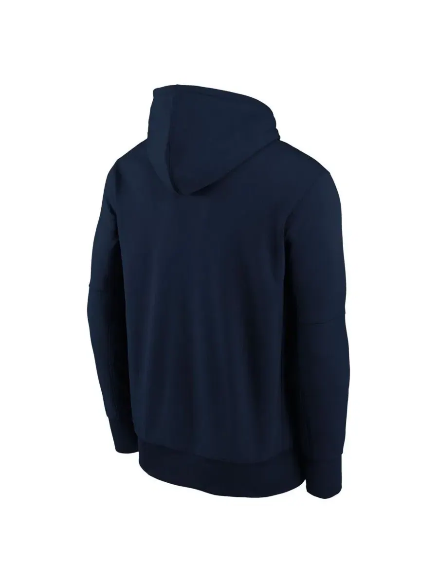 Толстовка Big Boys and Girls Navy Cleveland Guardians Authentic Collection Therma-FIT Nike — изображение 2 из 3, темно-синий
