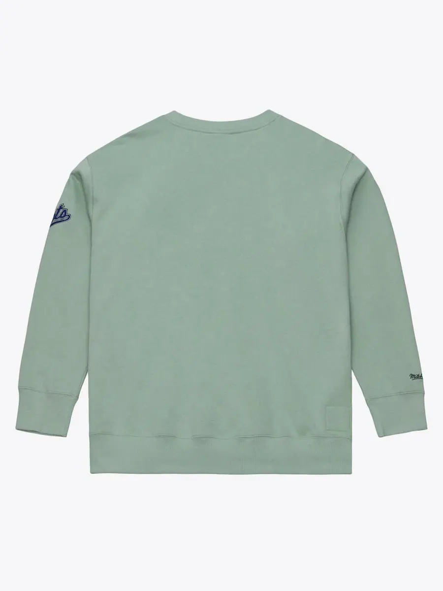 Свитшот Yacht Rock с вышивкой и принтом Mitchell & Ness — изображение 2 из 5, зеленый