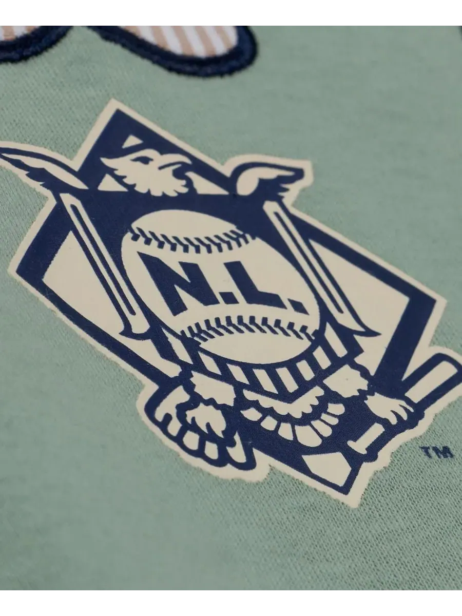 Свитшот Yacht Rock с вышивкой и принтом Mitchell & Ness — изображение 3 из 5, зеленый