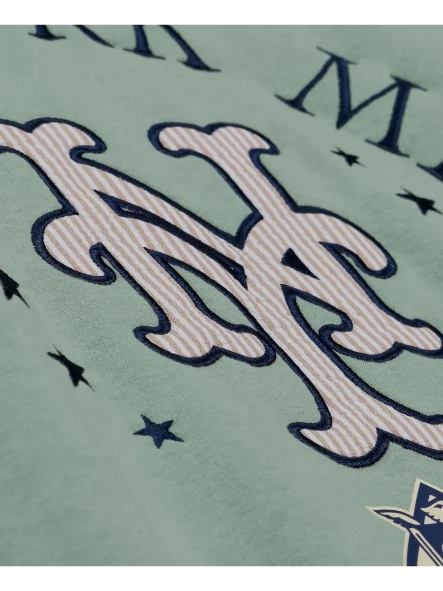 Свитшот Yacht Rock с вышивкой и принтом Mitchell & Ness — изображение 4 из 5, зеленый