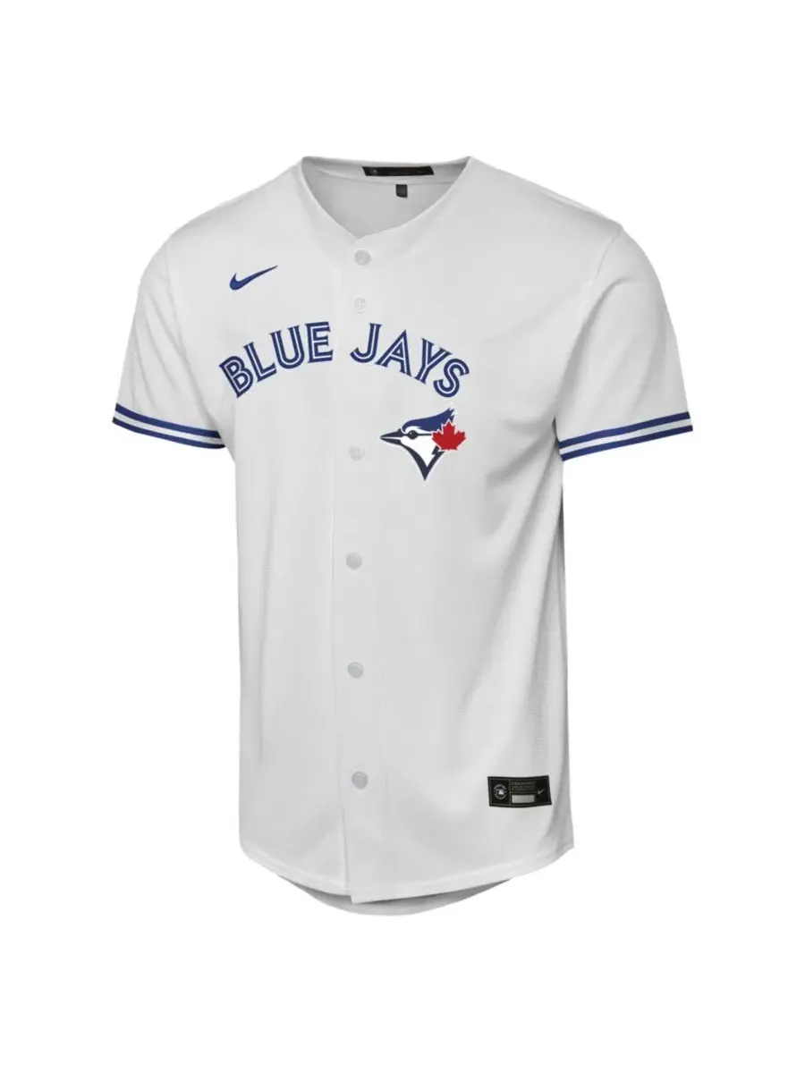 Детская футболка-джерси Trey Yesavage White Toronto Blue Jays Home Baseline Jersey Nike — изображение 2 из 2, белый