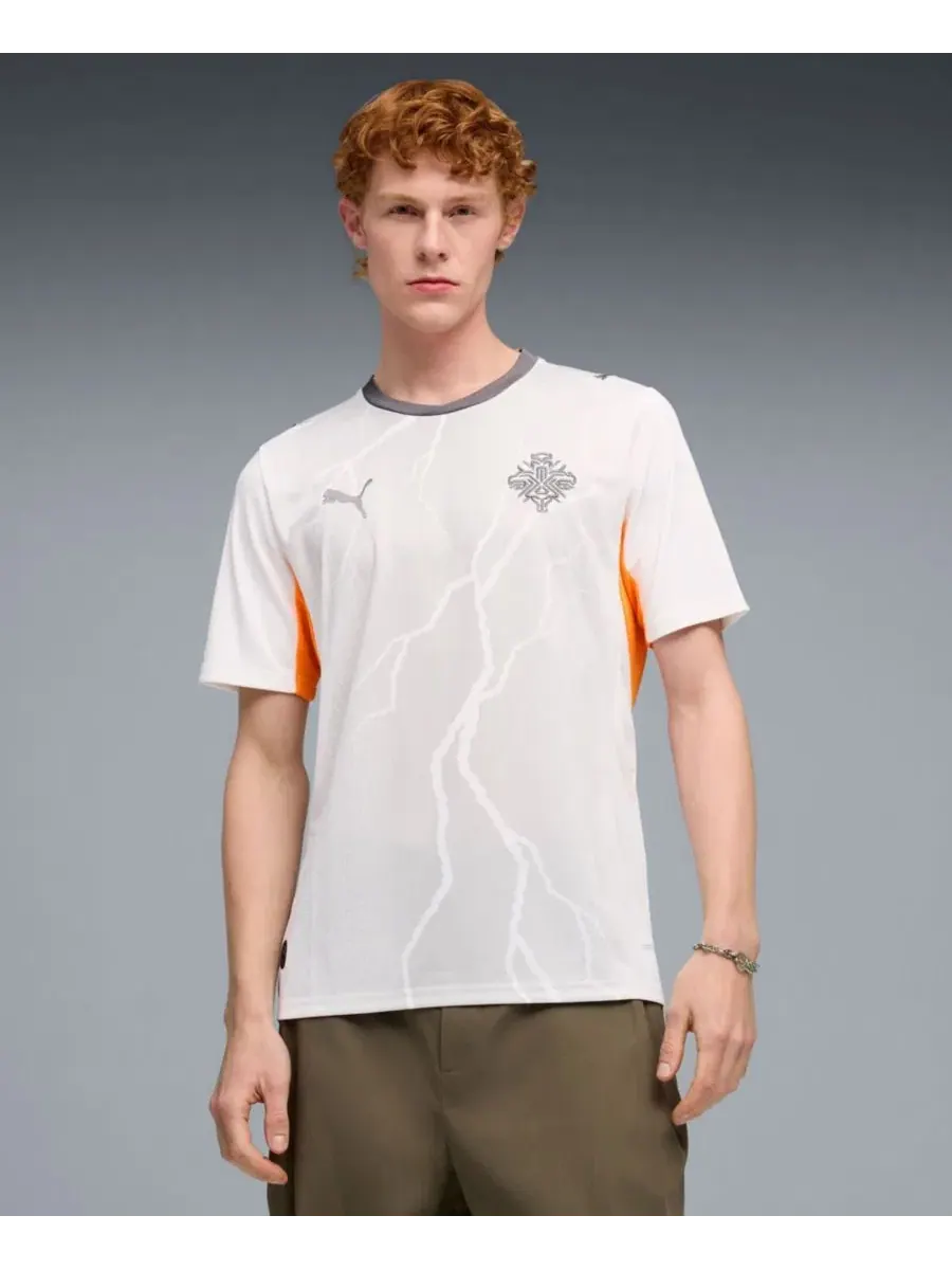 Футболка-реплика Puma Iceland National Team 2026 Away Replica Jersey — изображение 1 из 5, белый серый