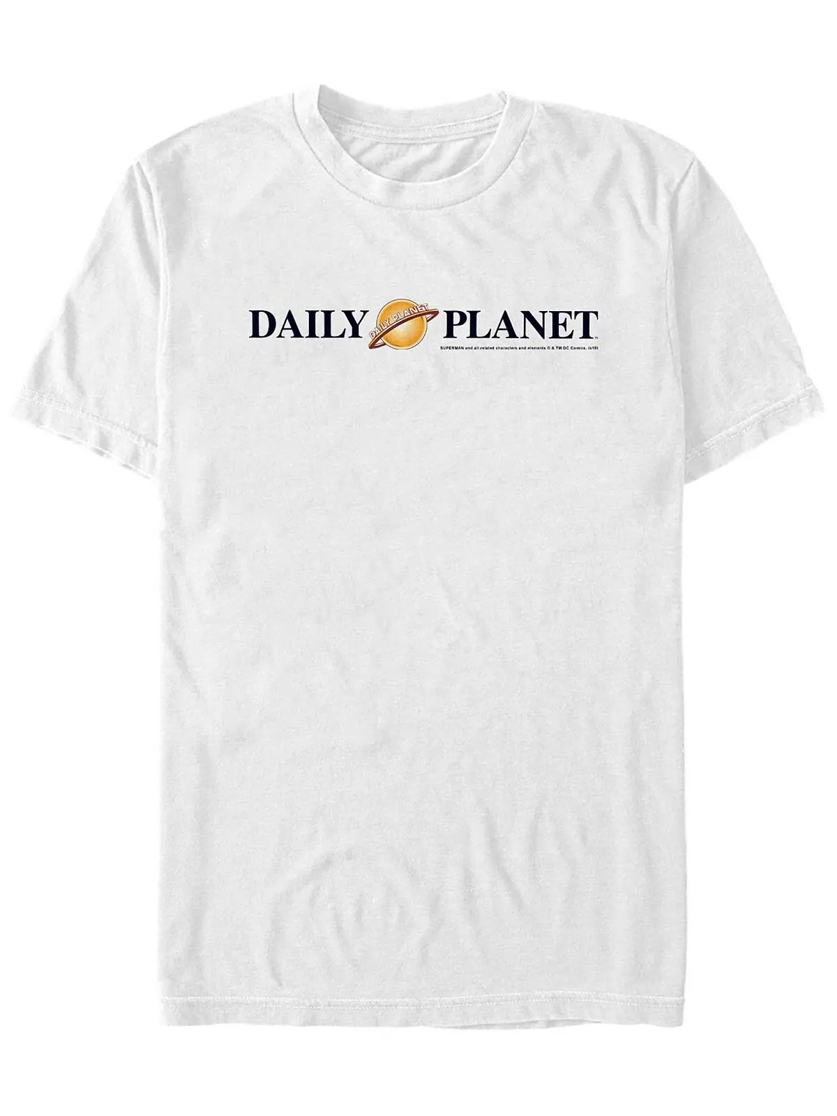Мужская футболка с коротким рукавом с логотипом dc superman daily planet Fifth Sun — изображение 1 из 1, белый