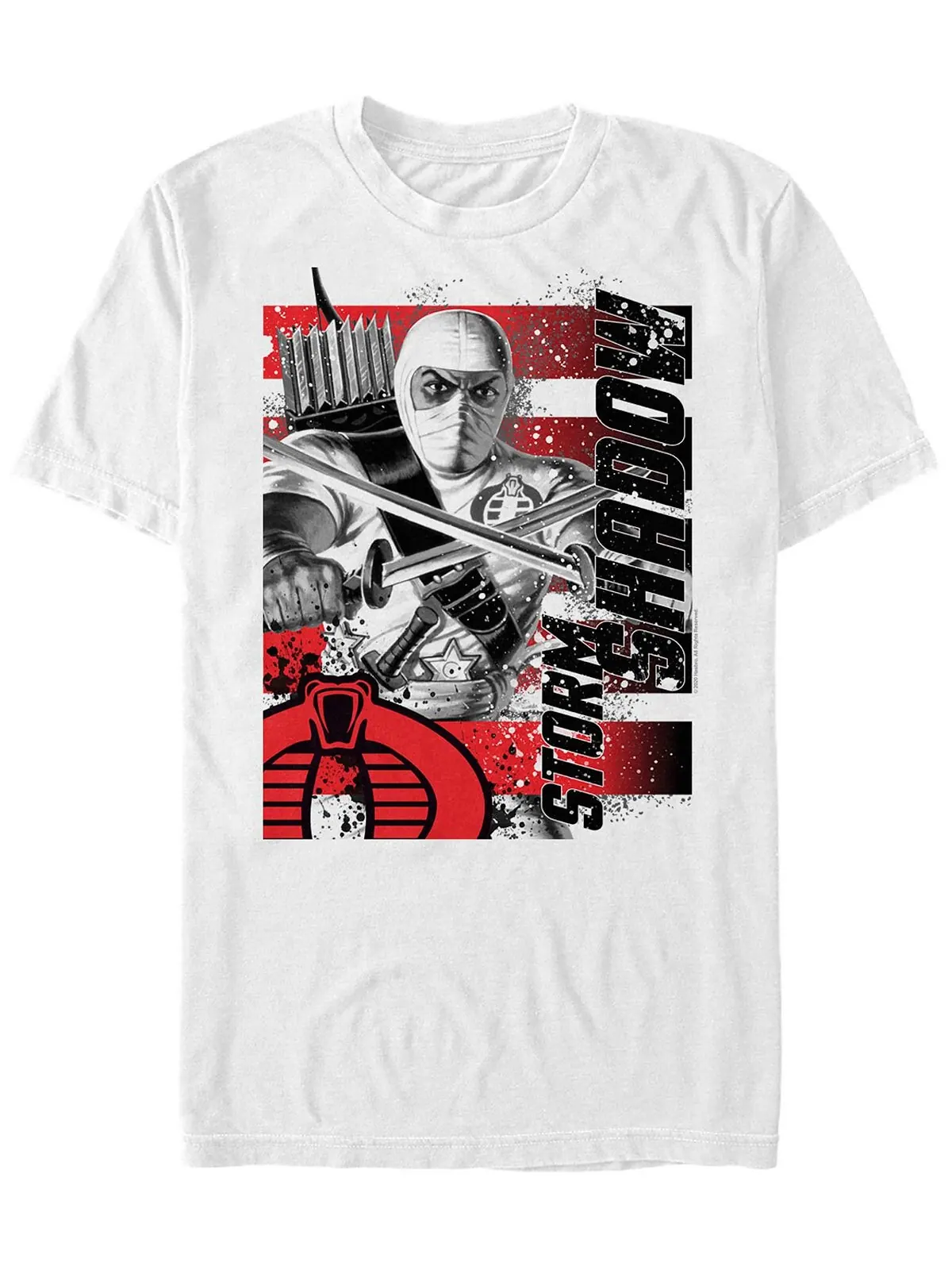 Мужская футболка с коротким рукавом g.i.joe storm shadow american hero Fifth Sun — изображение 1 из 1, белый