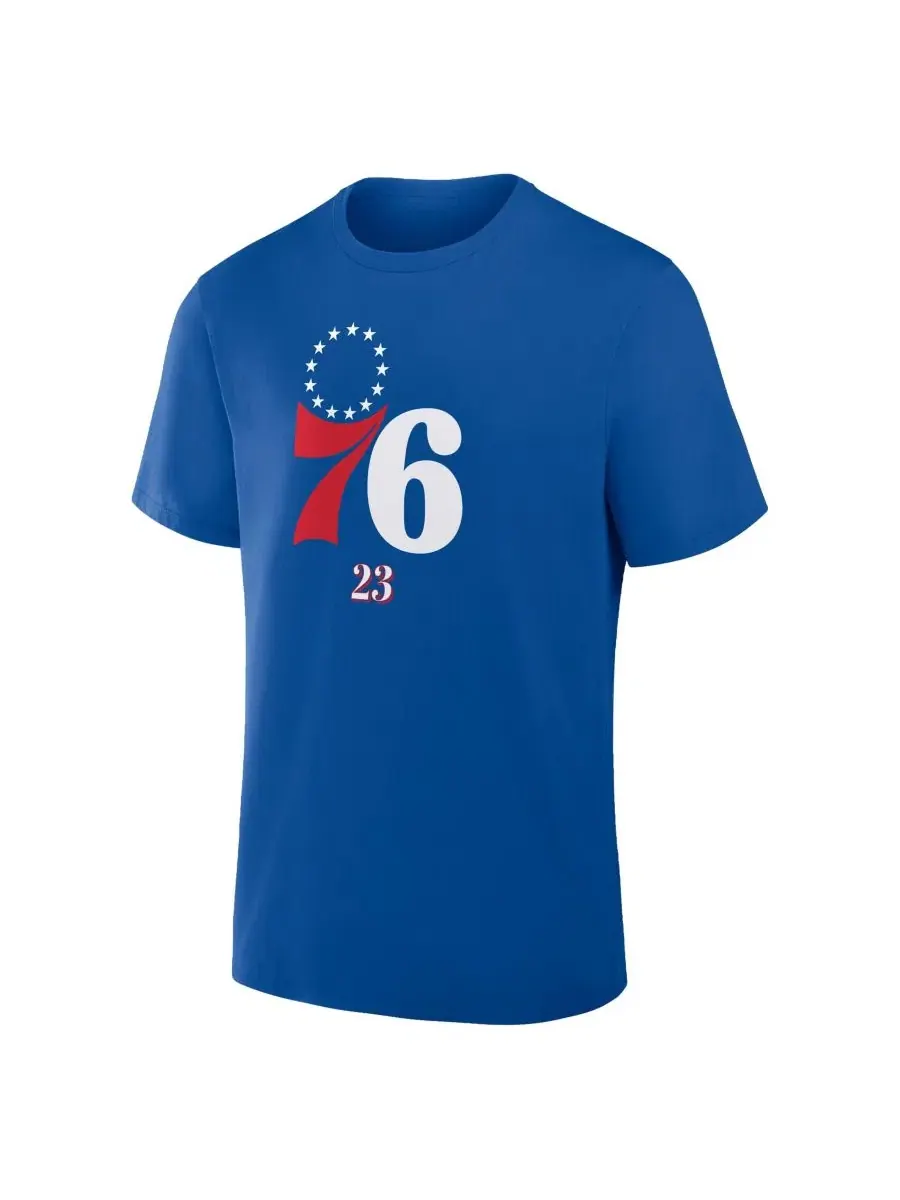 Футболка с коротким рукавом LeBron James Philadelphia 76ers In The Paint Name & Number Fanatics — изображение 6 из 6
