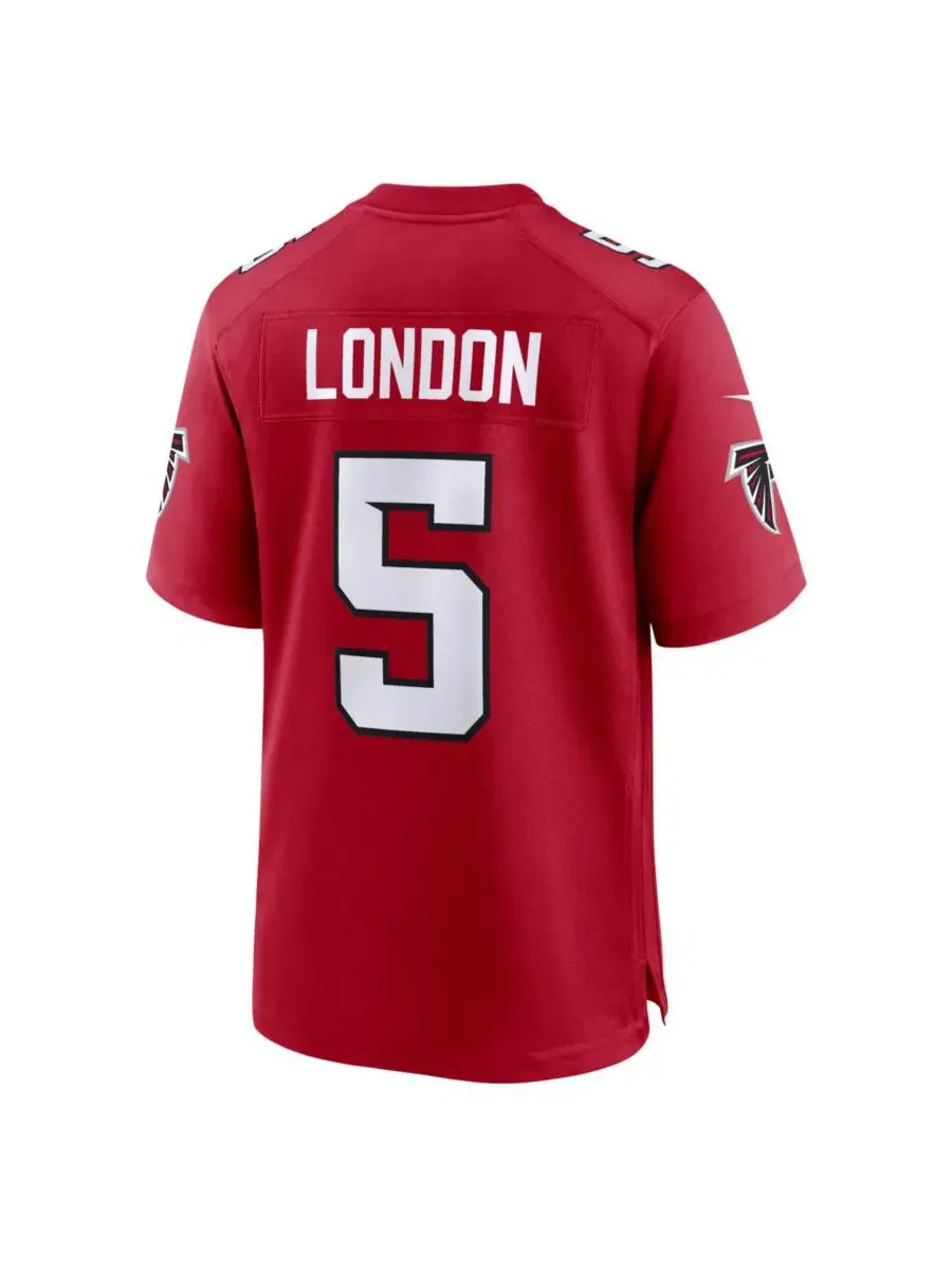 Игровая футболка Drake London Game Jersey Red Nike — изображение 2 из 5, красный