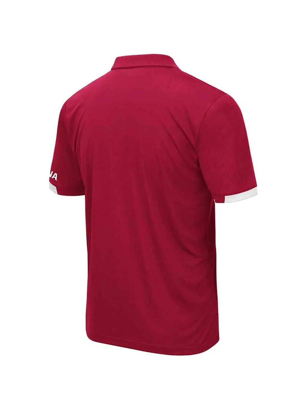 Мужская рубашка поло Crimson Indiana Hoosiers Big and Tall Santry Colosseum — изображение 3 из 3, красный
