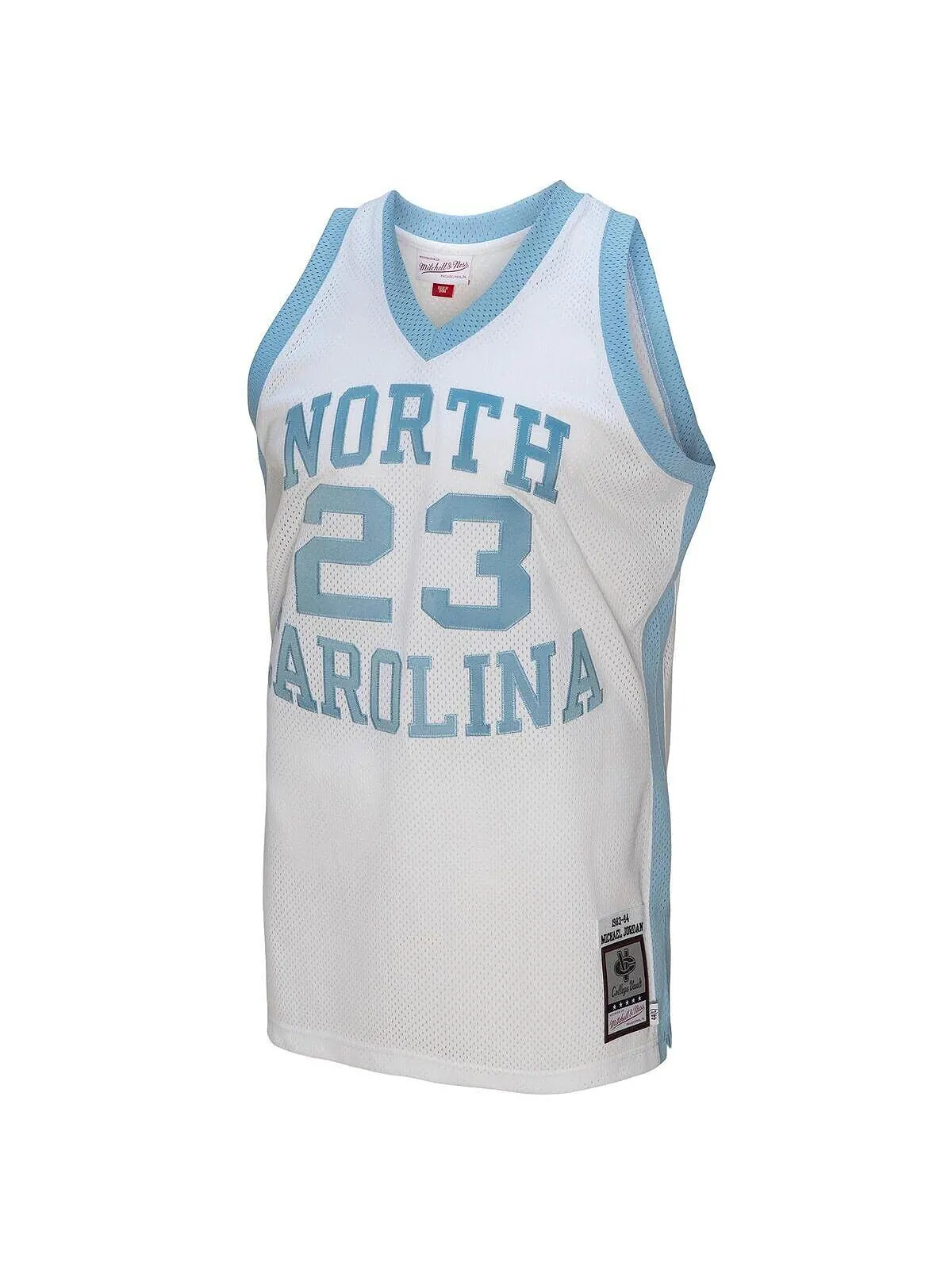 Мужское белое джерси Michael Jordan Tar Heels North Carolina Tar Heels 1983/84, оригинальное джерси — изображение 2 из 3