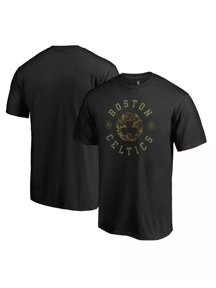 Мужская черная футболка Boston Celtics Liberty Fanatics — изображение 2 из 2