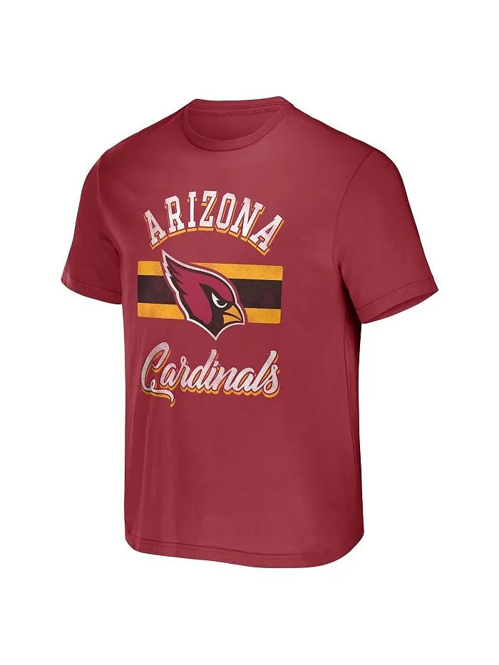 Мужская футболка в полоску Cardinal Arizona Cardinals NFL x Darius Rucker Collection Fanatics — изображение 2 из 3, красный