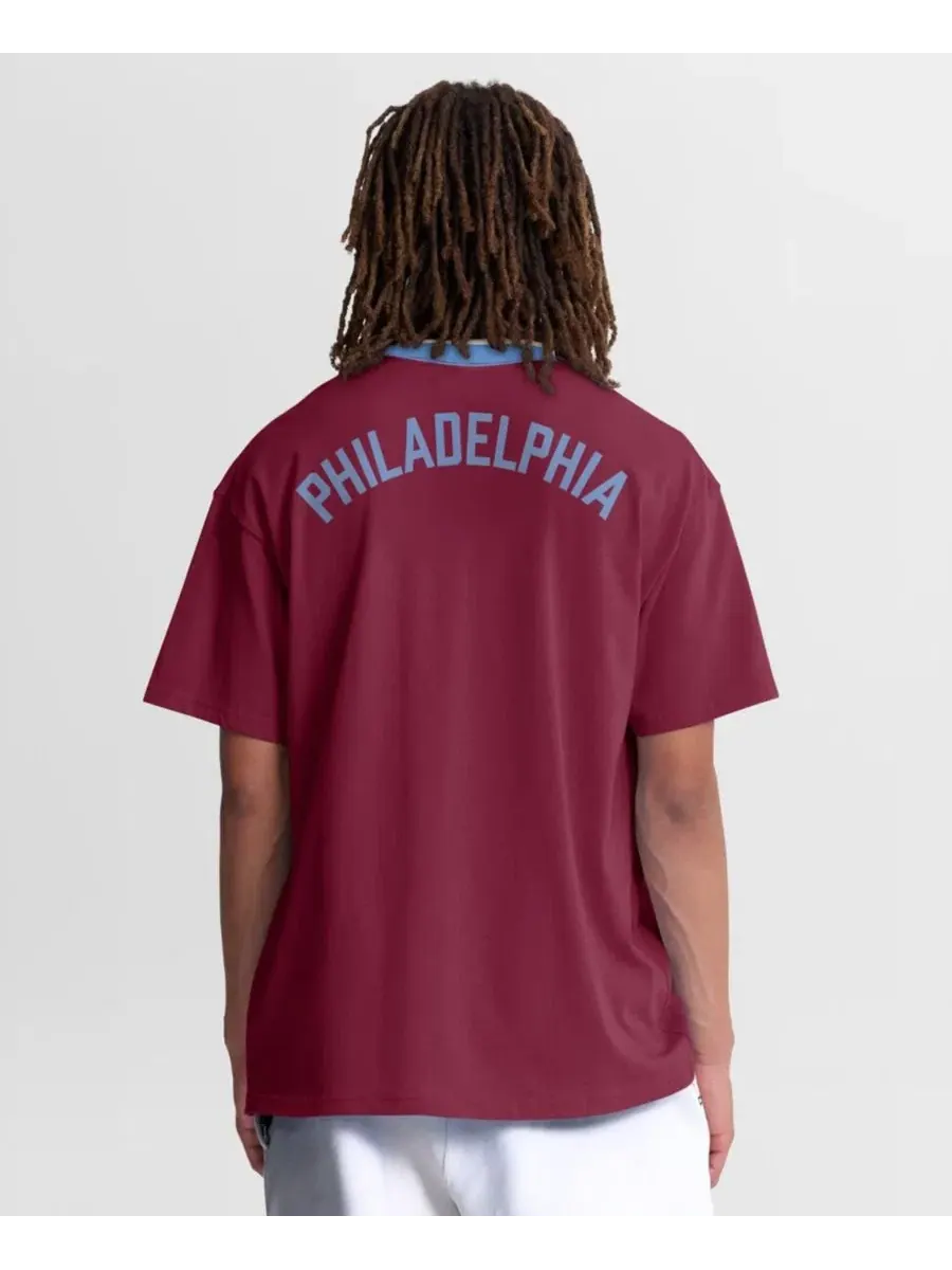Футболка-кольцо с втачным рукавом, свободного кроя, с винтажным принтом Philadelphia Phillies Nike — изображение 3 из 3