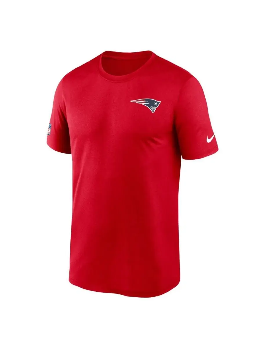 Футболка Dri-FIT с логотипом New England Patriots Nike — изображение 1 из 5, красный