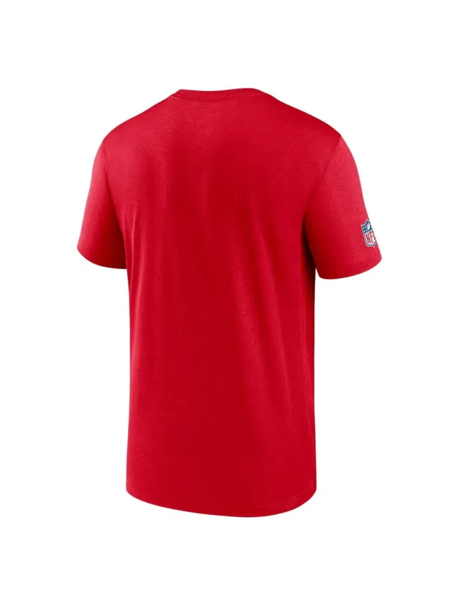 Футболка Dri-FIT с логотипом New England Patriots Nike — изображение 2 из 5, красный