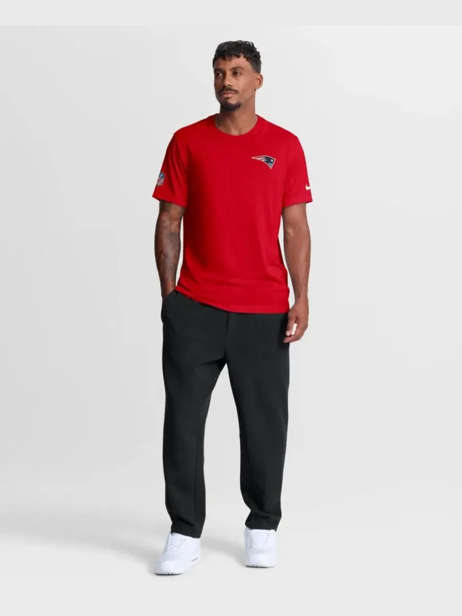 Футболка Dri-FIT с логотипом New England Patriots Nike — изображение 5 из 5, красный
