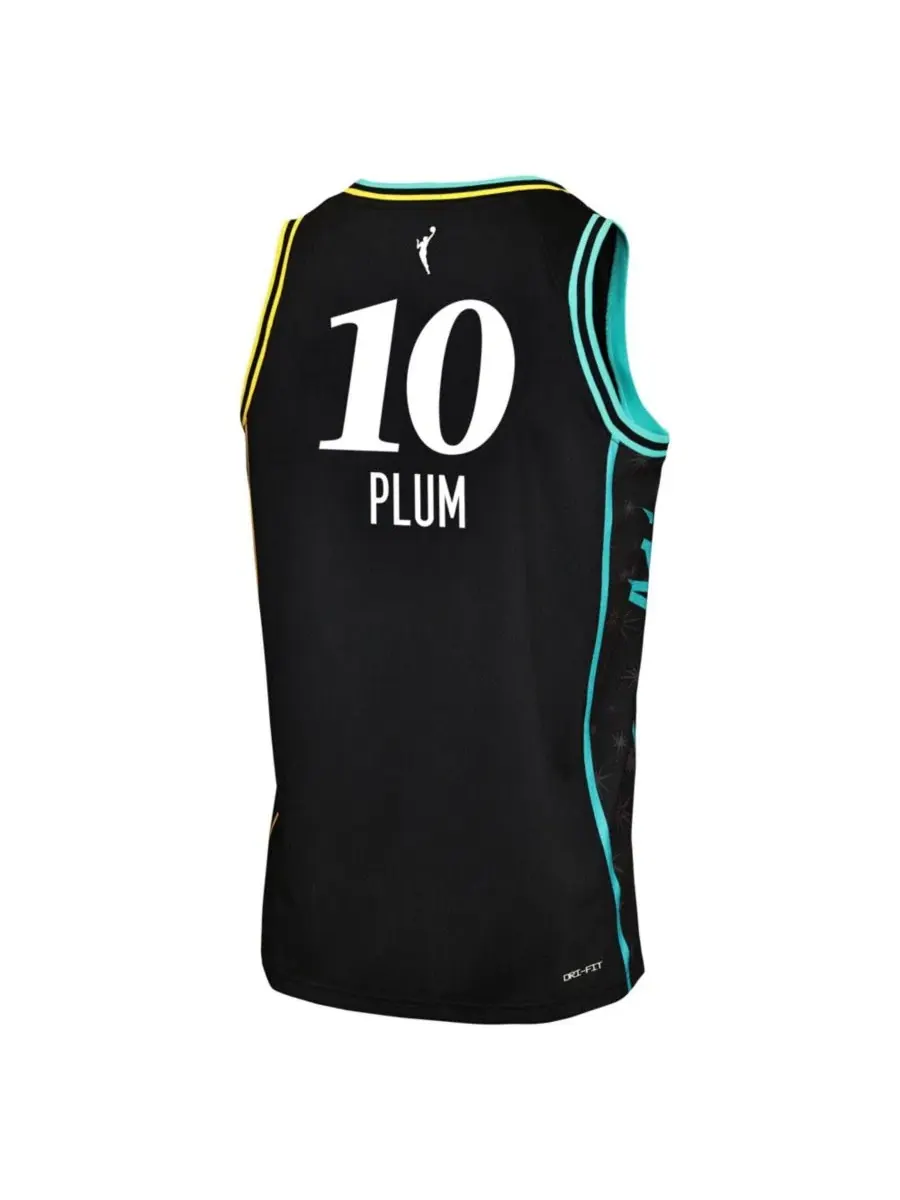 Детская футболка с принтом Kelsey Plum Black Los Angeles Sparks Victory Jersey - Rebel Edition Nike — изображение 2 из 3