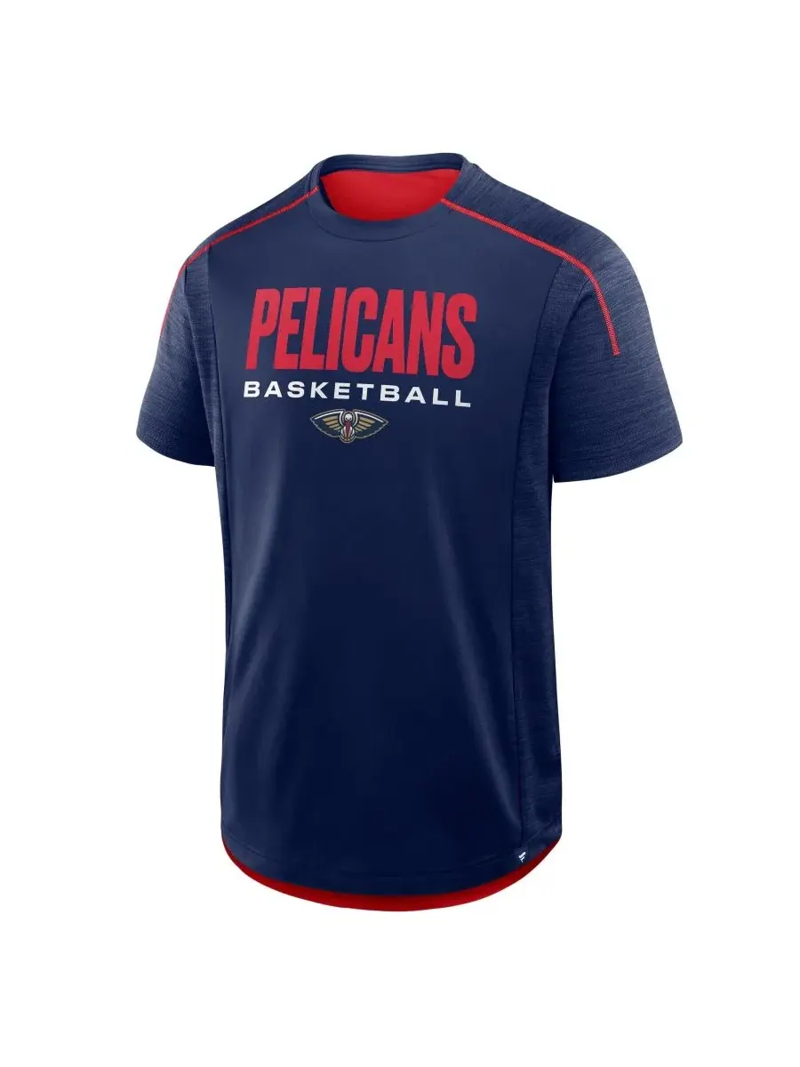 Футболка с коротким рукавом с отражающими деталями New Orleans Pelicans Inbound Pass Play Practice — изображение 2 из 3