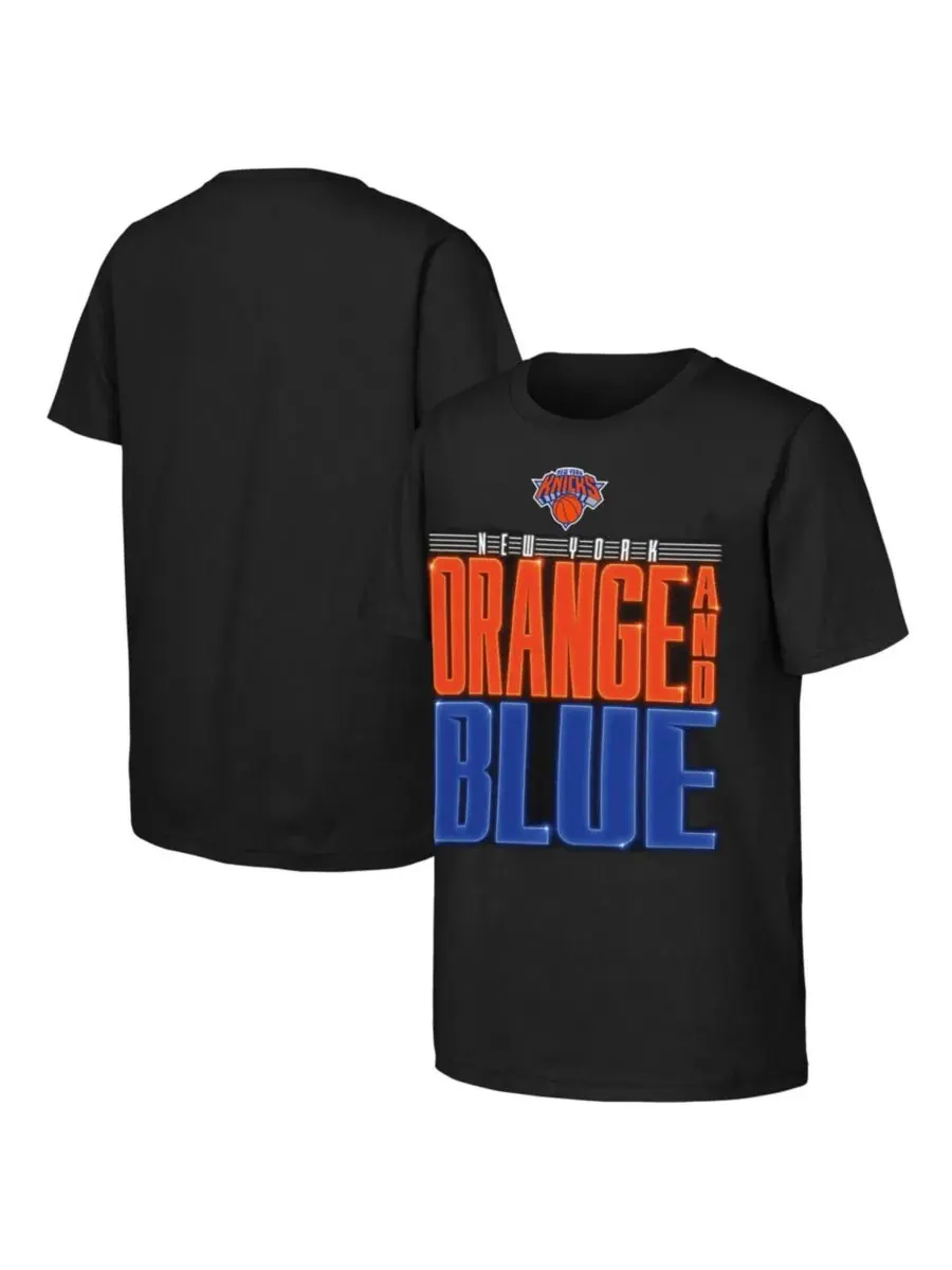 Футболка с принтом New York Knicks Marquee Outerstuff — изображение 1 из 3, черный