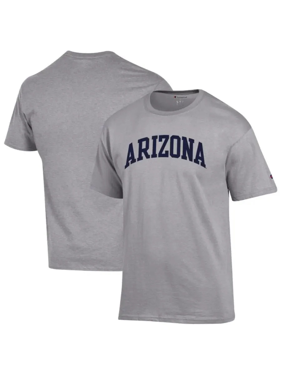 Футболка Champion Basic Arch Arizona Wildcats — изображение 1 из 3, серый