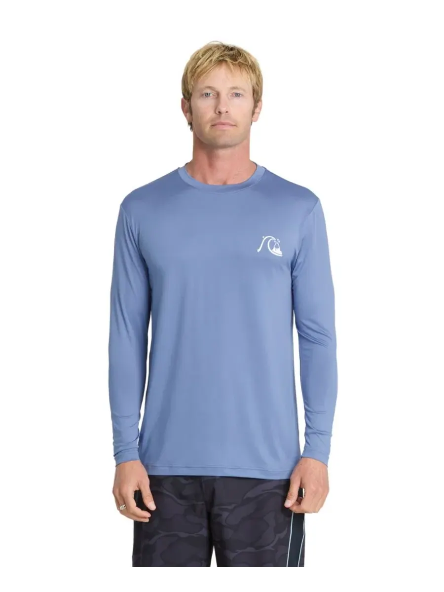 Футболка для плавания с длинным рукавом DNA Ultraviolet Protection Factor Quiksilver, Quiet Harbor — изображение 1 из 5