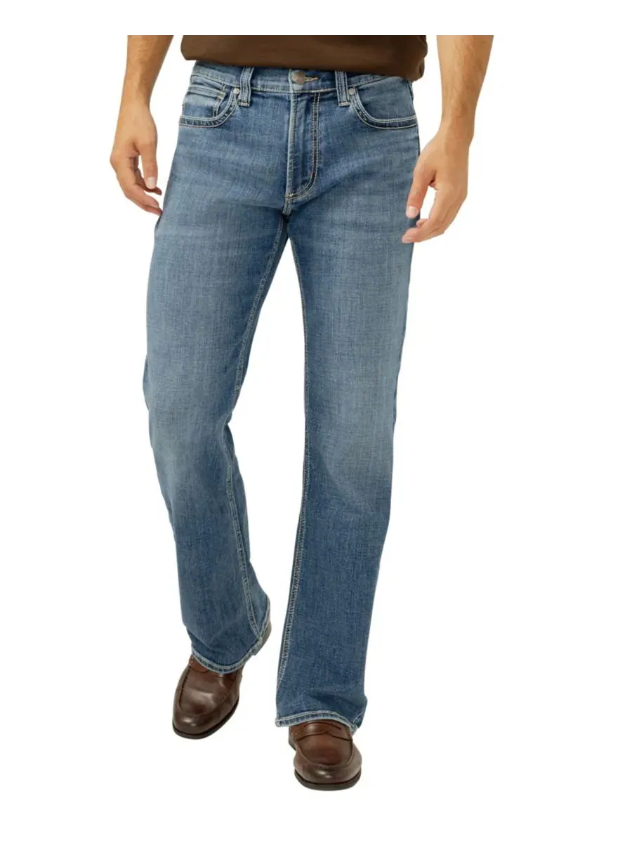 Джинсы прямого кроя Zac Relaxed Fit Straight-Leg Silver Jeans Co., Lisbon — изображение 1 из 4
