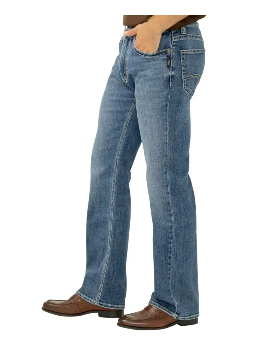 Джинсы прямого кроя Zac Relaxed Fit Straight-Leg Silver Jeans Co., Lisbon — изображение 2 из 4
