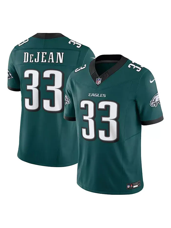 Мужская майка Cooper DeJean Midnight Green Philadelphia Eagles Team Vapor FUSE Limited Nike — изображение 1 из 3