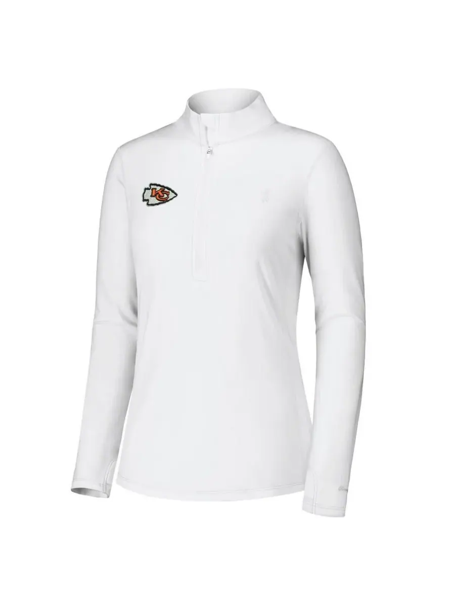 Tommy Bahama Женская белая спортивная куртка Kansas City Chiefs Sport Playa Vista IslandZone с — изображение 2 из 3, белый