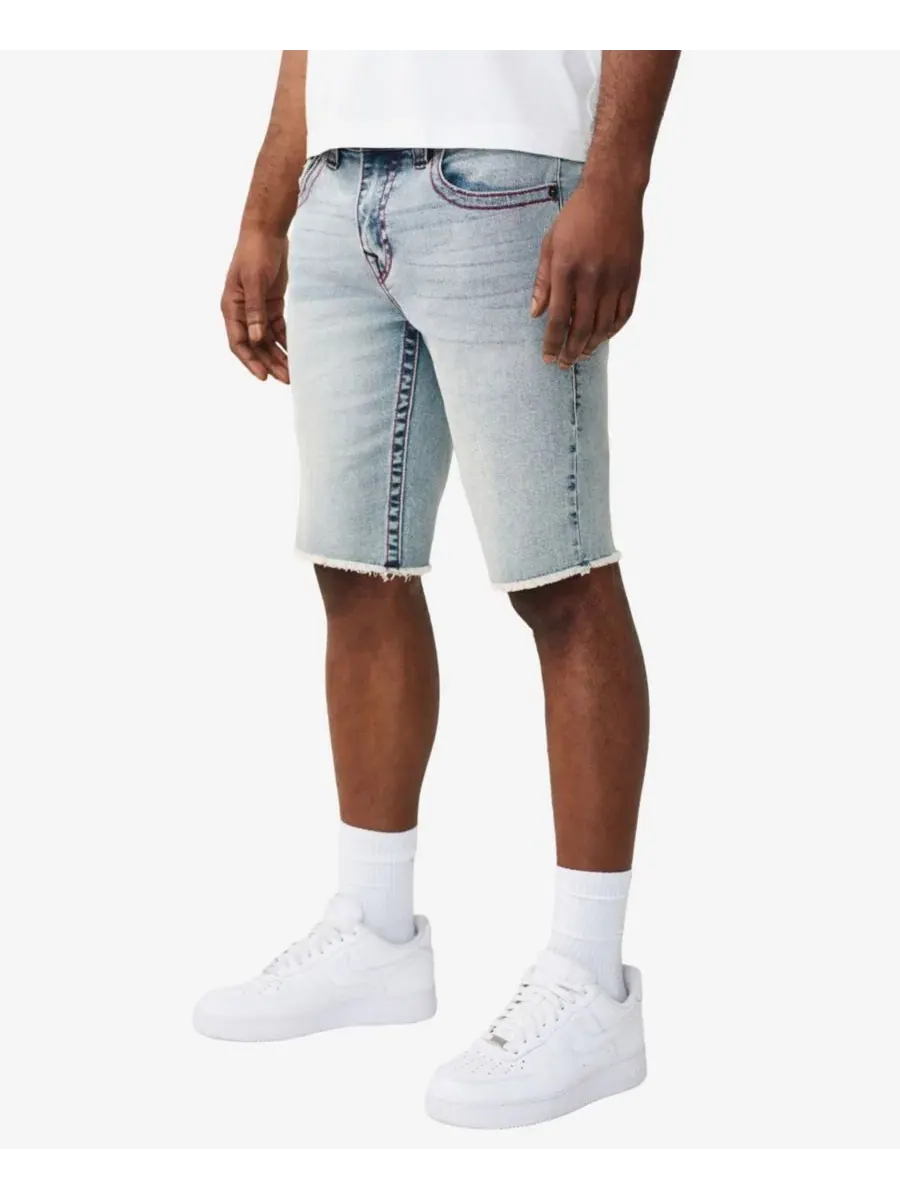Мужские шорты прямого кроя True Religion, Starlit Gleam Light Wash — изображение 2 из 3