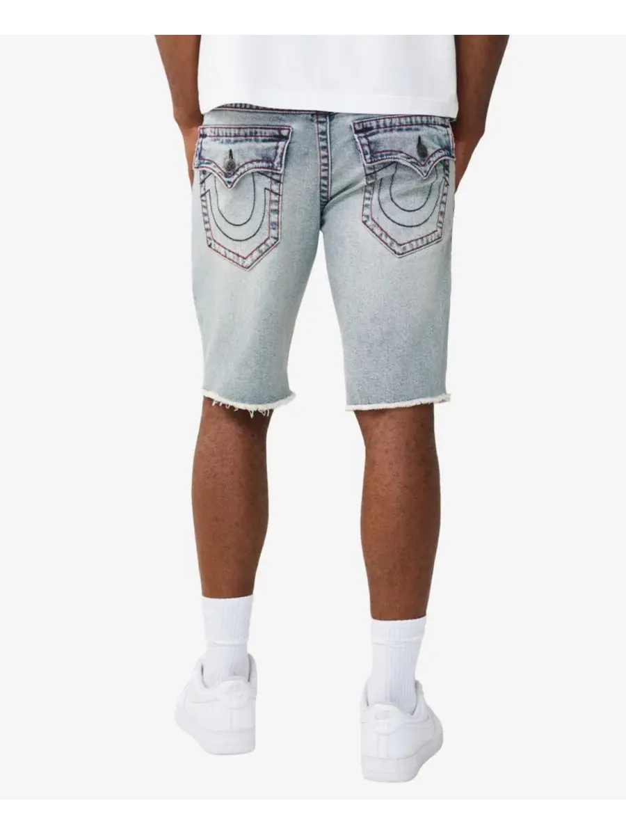 Мужские шорты прямого кроя True Religion, Starlit Gleam Light Wash — изображение 3 из 3