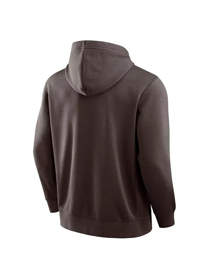 Мужская коричневая толстовка Cleveland Browns New Horizons Heritage с капюшоном Fanatics — изображение 3 из 3