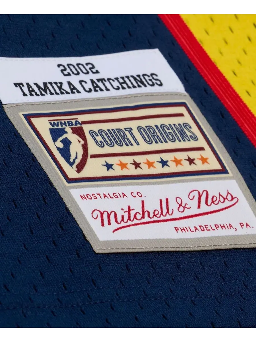 Баскетбольный джерси Mitchell & Ness Tamika Catchings Indiana Fever Court Origins — изображение 2 из 5, темно-синий