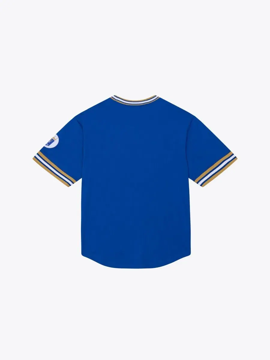 Футболка-поло с принтом Wild Pitch Ringer Mitchell & Ness — изображение 3 из 3, королевский