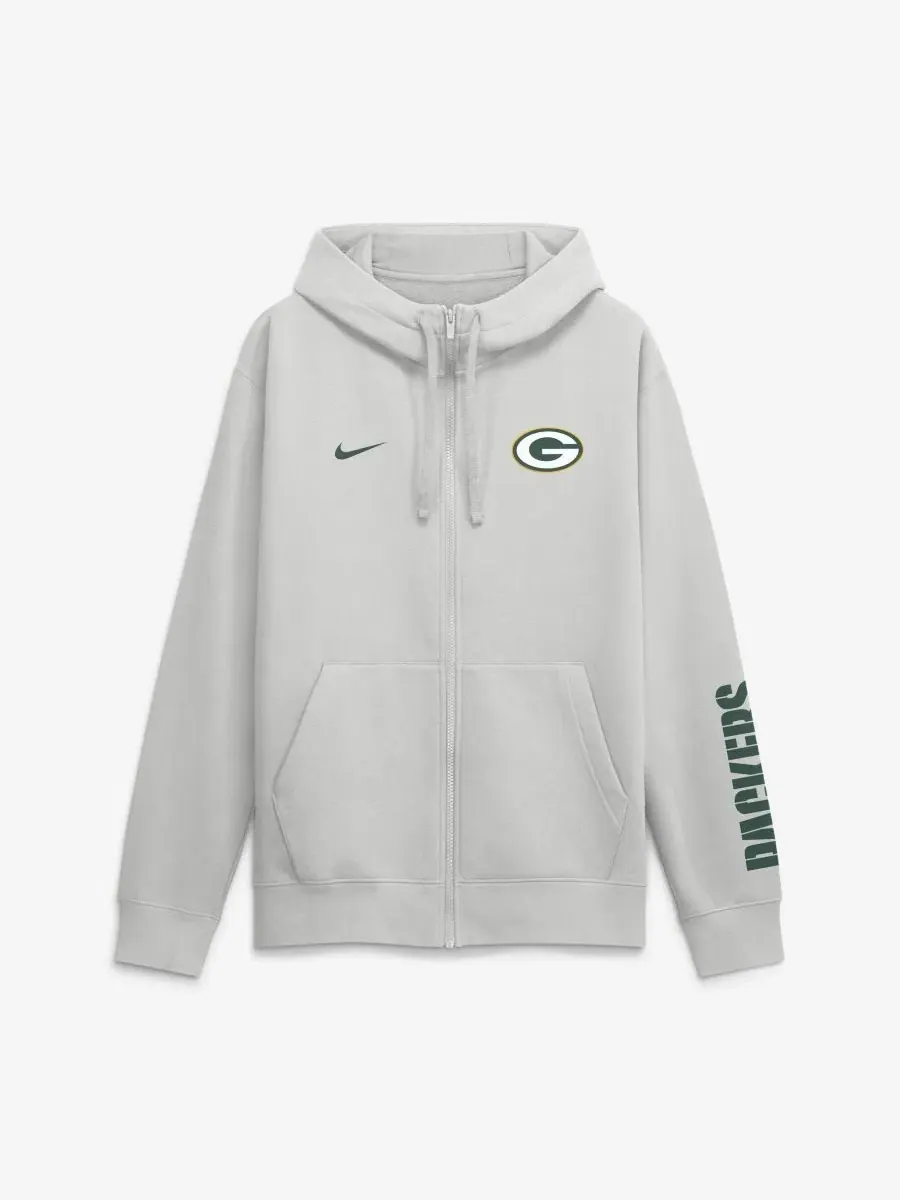 Худи с полной застежкой-молнией Cool Down Club Nike — изображение 1 из 2, серый