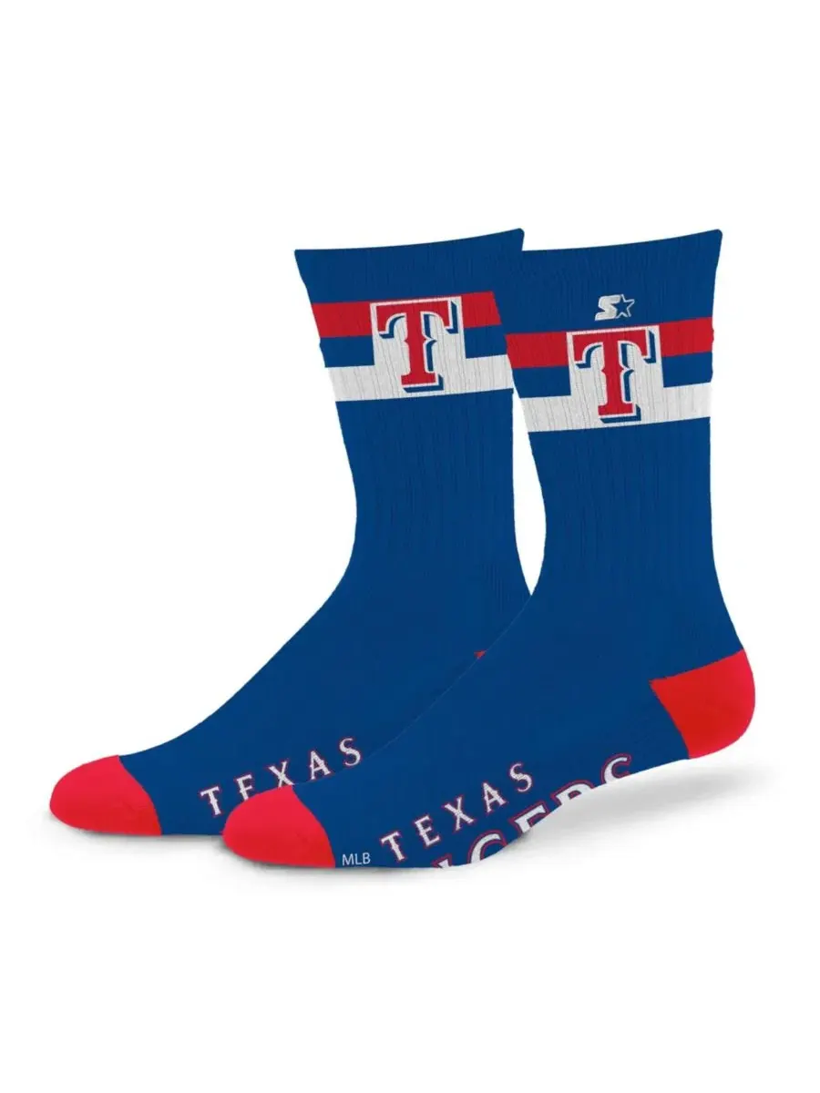 Носки с двумя полосками Texas Rangers Starter — изображение 1 из 1, синий