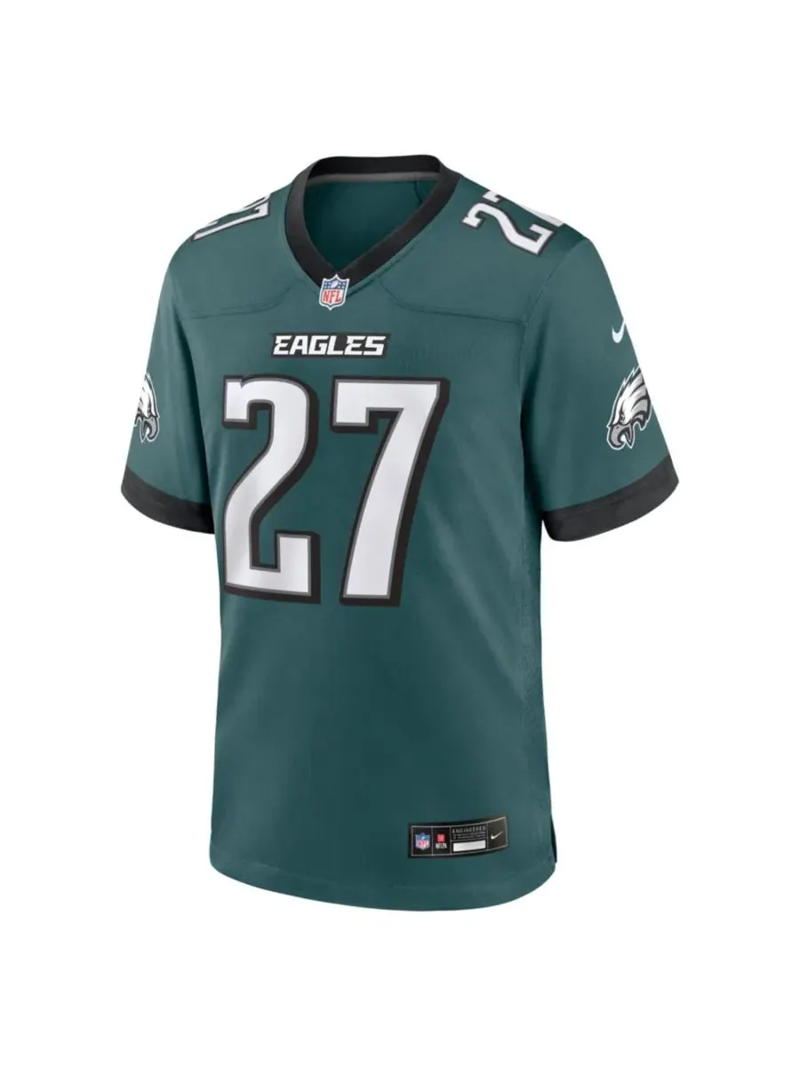 Футболка Nike Quinyon Mitchell Philadelphia Eagles Team Game — изображение 2 из 3, зеленый