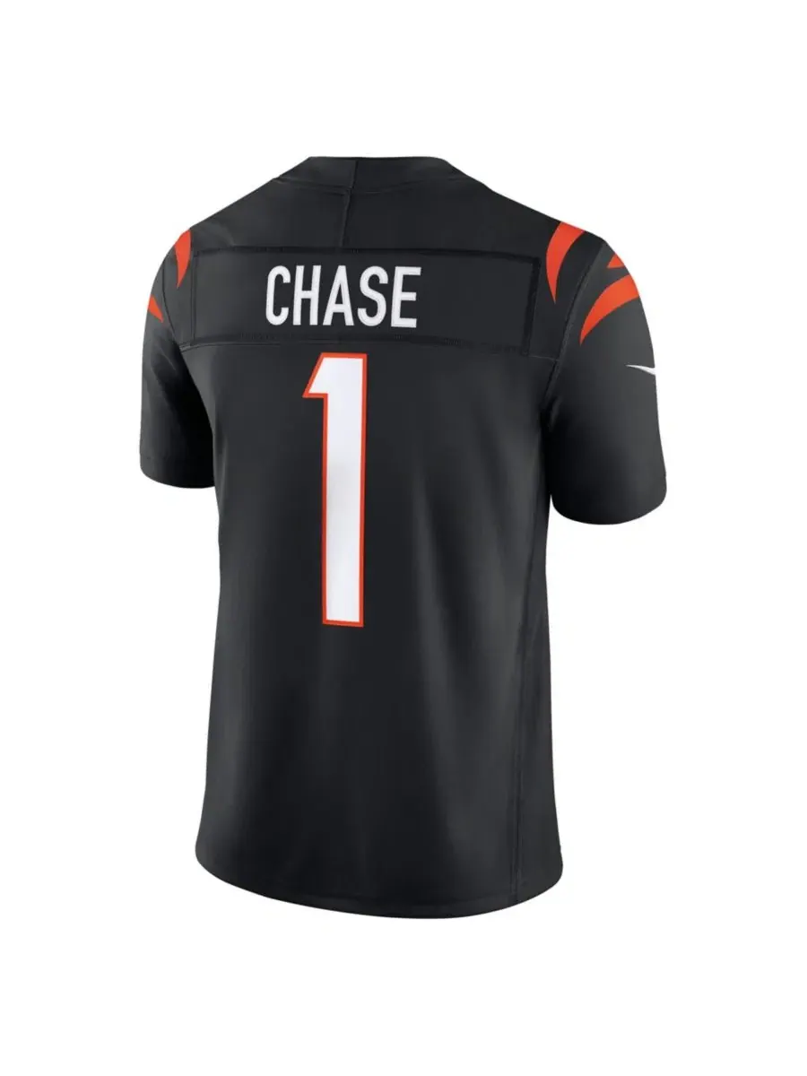 Мужская футболка Ja'Marr Chase Vapor F.U.S.E. Stitched Limited Nike — изображение 2 из 3, черный