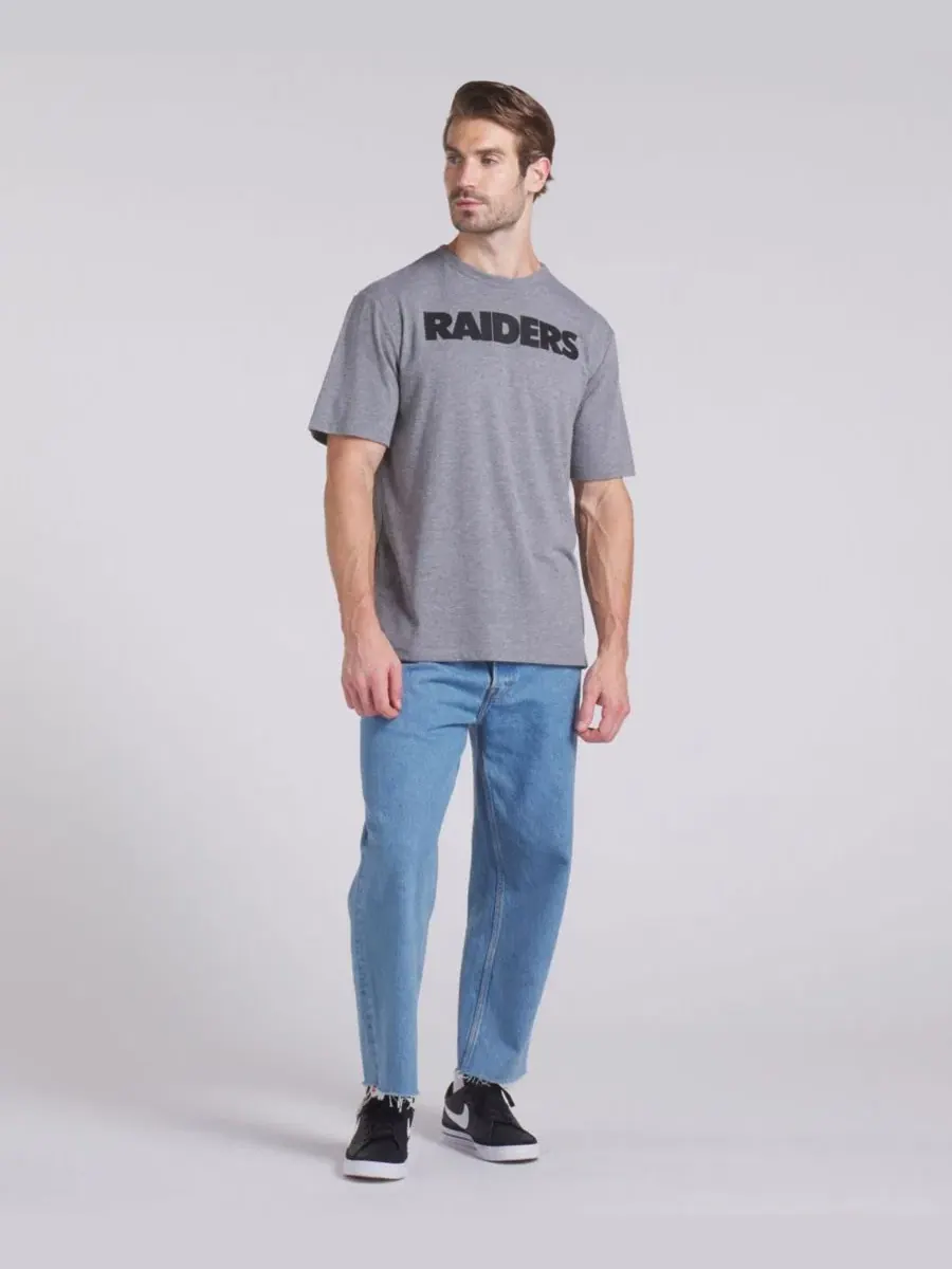 Футболка с длинным рукавом Pass Rush Tri-Blend Las Vegas Raiders Fanatics — изображение 5 из 5, серый