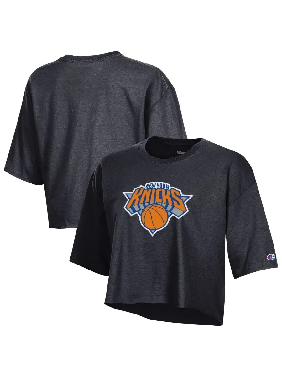 Футболка женская с принтом New York Knicks Champion — изображение 1 из 3, черный