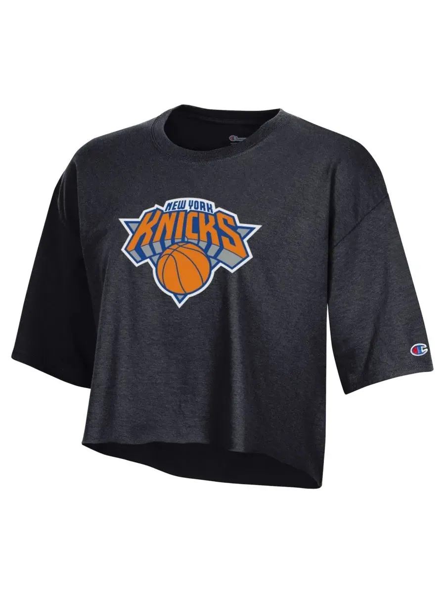 Футболка женская с принтом New York Knicks Champion — изображение 2 из 3, черный