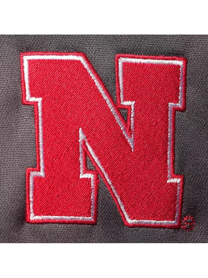 Мужская красная куртка Nebraska Huskers Gameday с молнией на четверть Champion — изображение 4 из 4