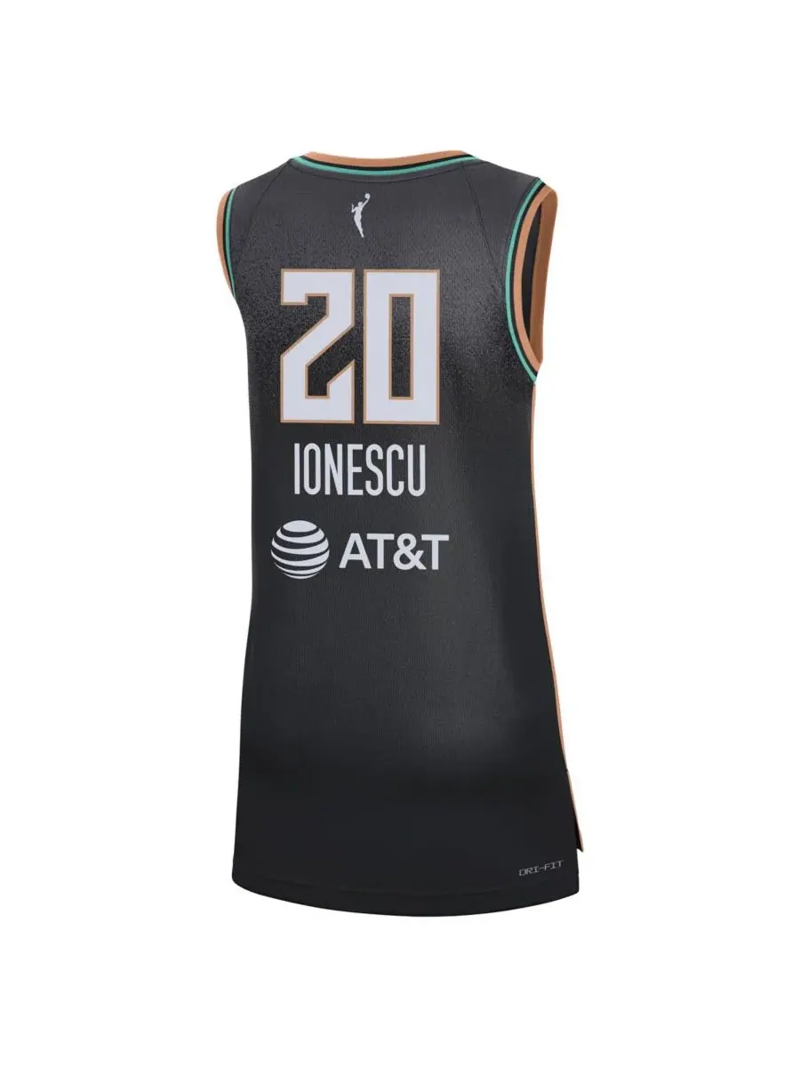 Nike Женская черная футболка Сабрины Ионеску New York Liberty 2021 Explorer Edition Victory Player — изображение 3 из 3