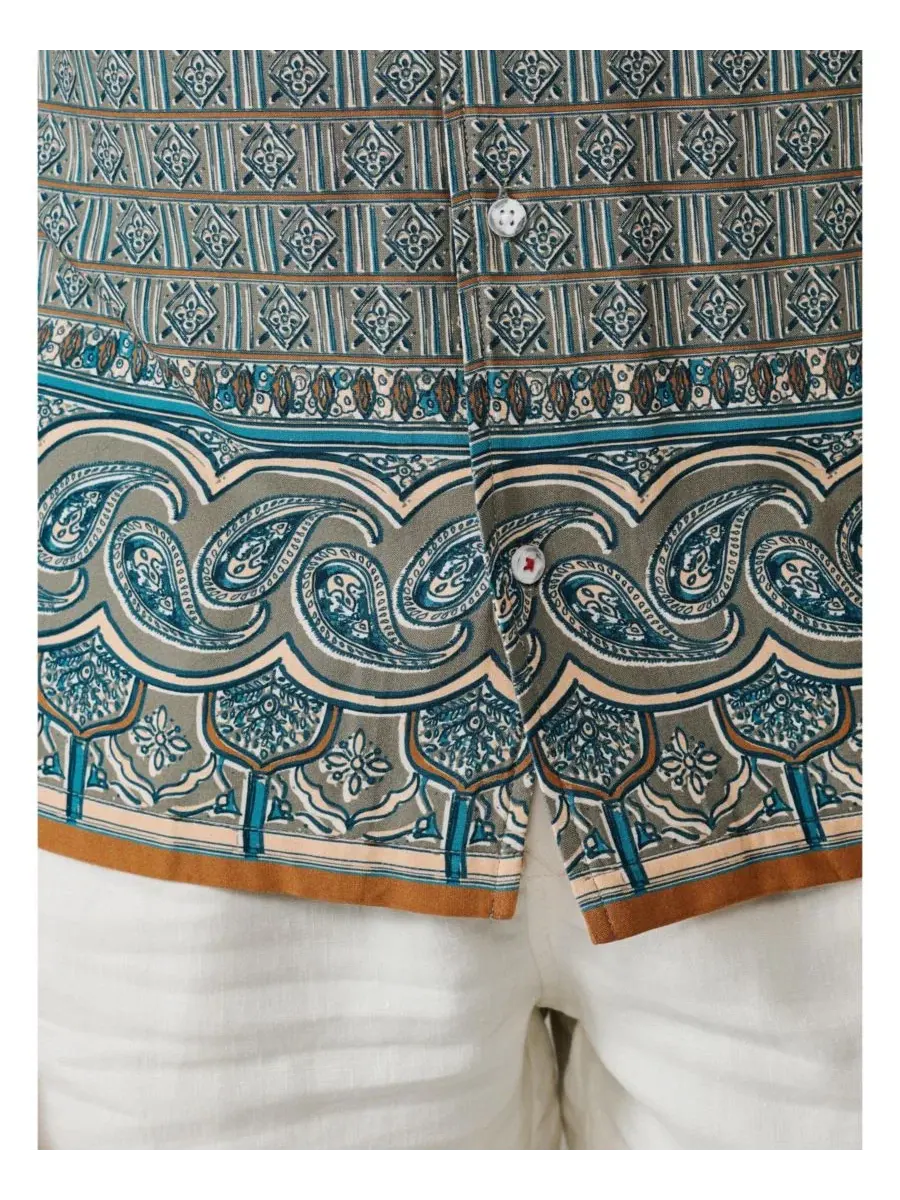 Рубашка с коротким рукавом Belmont Aubin, Tile Print — изображение 5 из 5