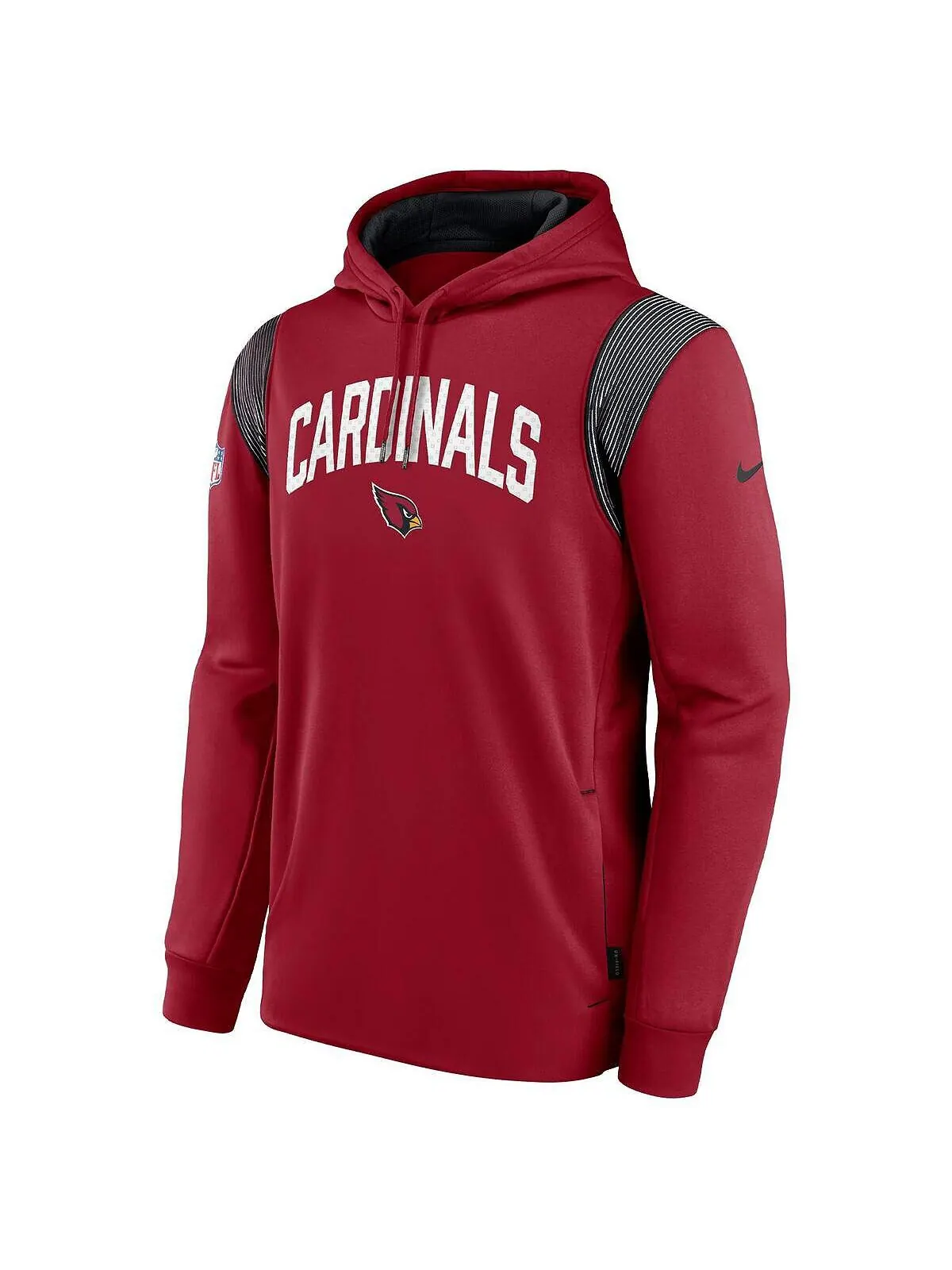 Мужская толстовка с капюшоном cardinal arizona cardinals sideline athletic stack performance Nike — изображение 3 из 3