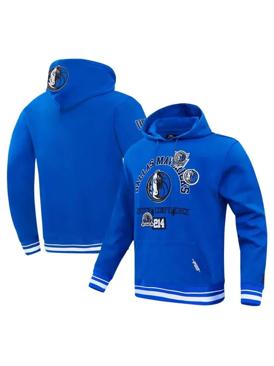 Pro Standard Мужская синяя толстовка с капюшоном Dallas Mavericks Area Code — изображение 1 из 5, синий